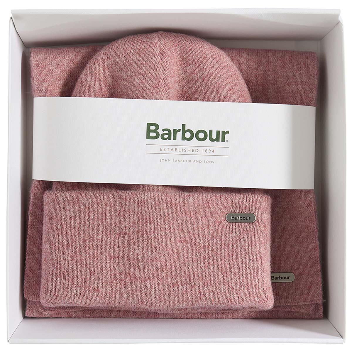 Barbour Womens Beanie and Scarf Gift Set