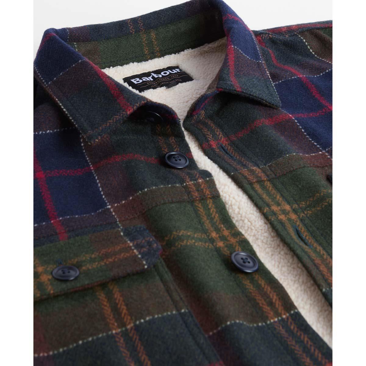 Classic Tartan Barbour Willberry Overshirt Lining