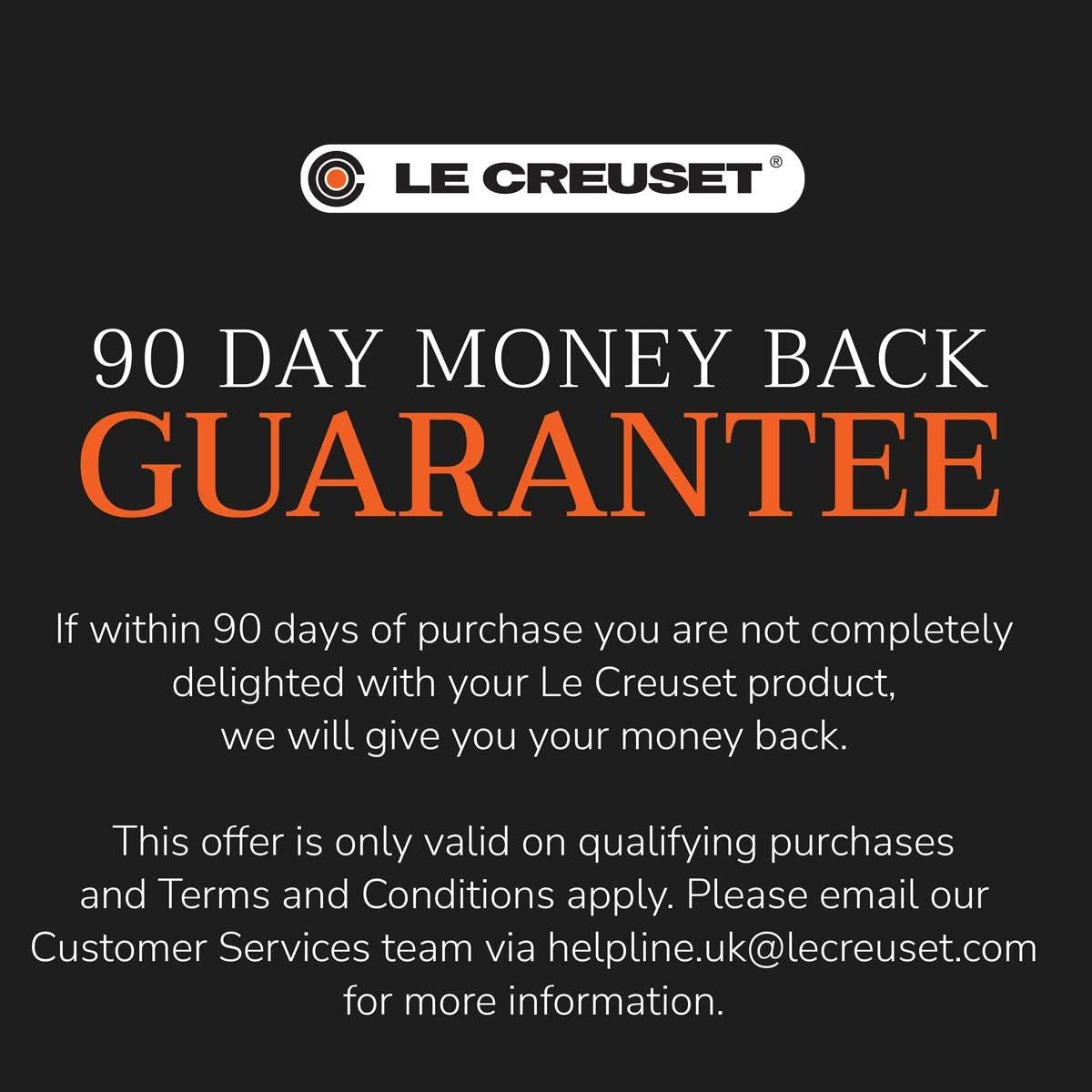 Thyme Le Creuset Signature Cast Iron Noel Round Casserole 24cm Money Back Guarantee Detail