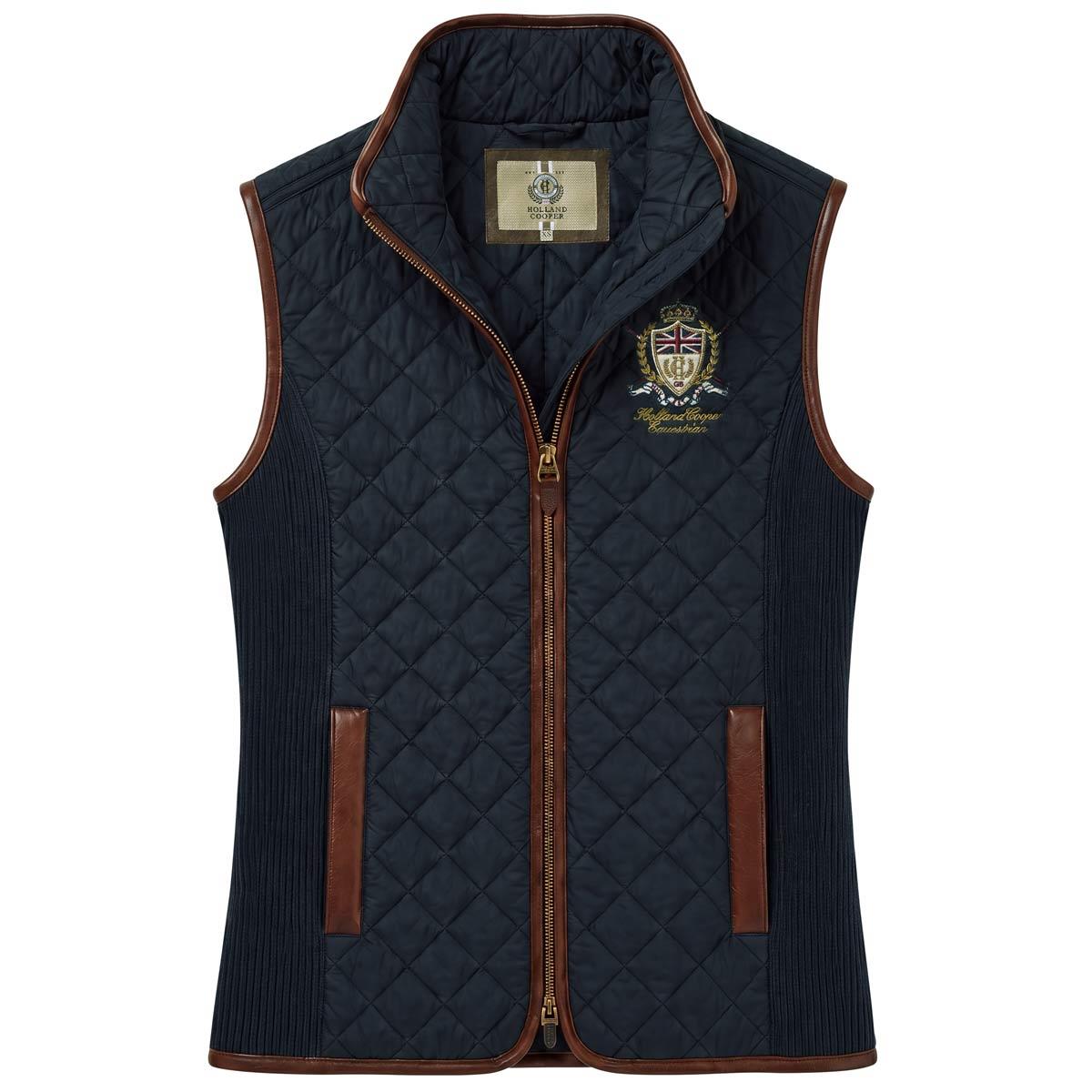 Holland Cooper Womens Boughton Diamond Quilt Gilet