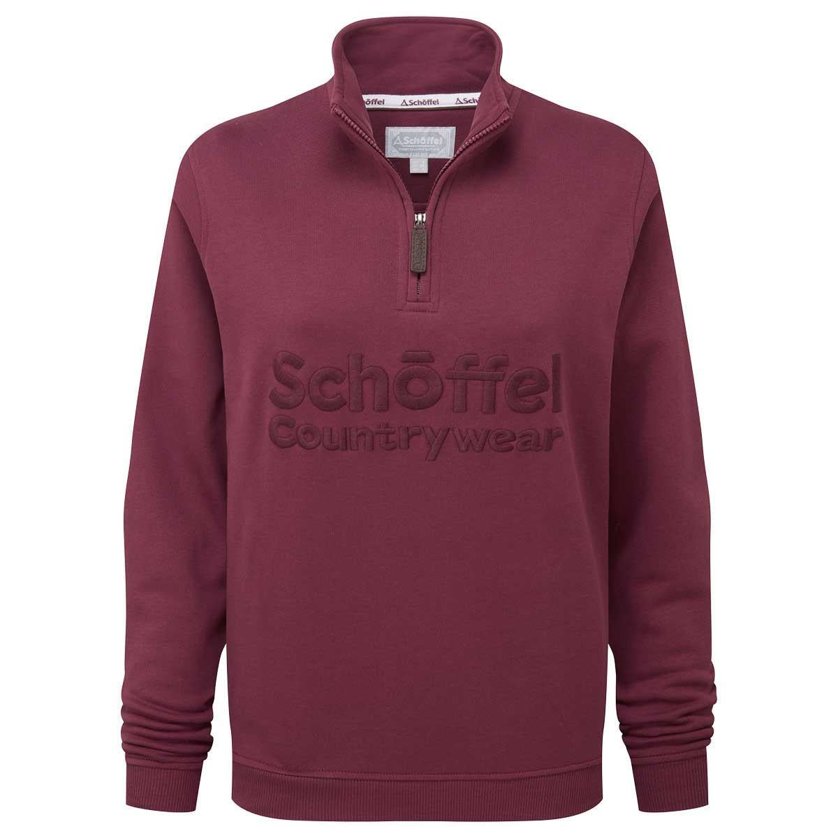 Burgundy Schoffel Womens St Issey Sweatshirt