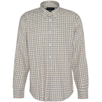Ecru Barbour Mens Ashton Regular Tattersall Shirt