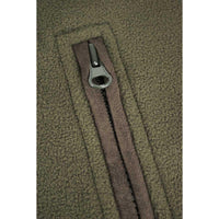 Green Hoggs Of Fife Woodhall Fleece Gilet zip