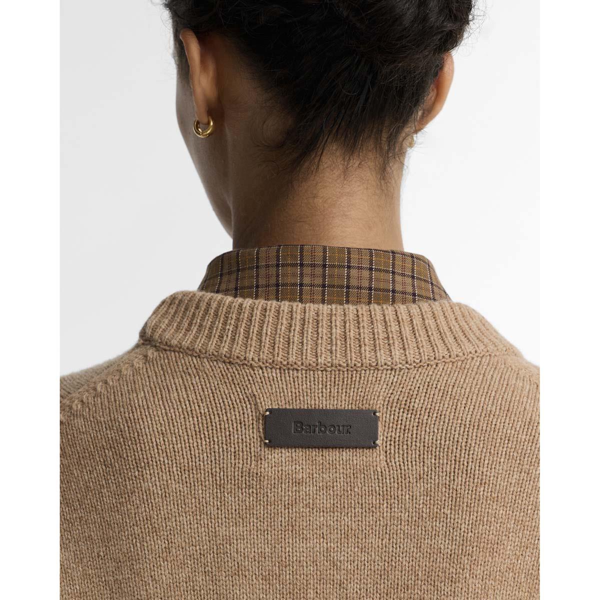 Warm Trench Barbour Womens Ivybridge Knitted Jumper BACK2