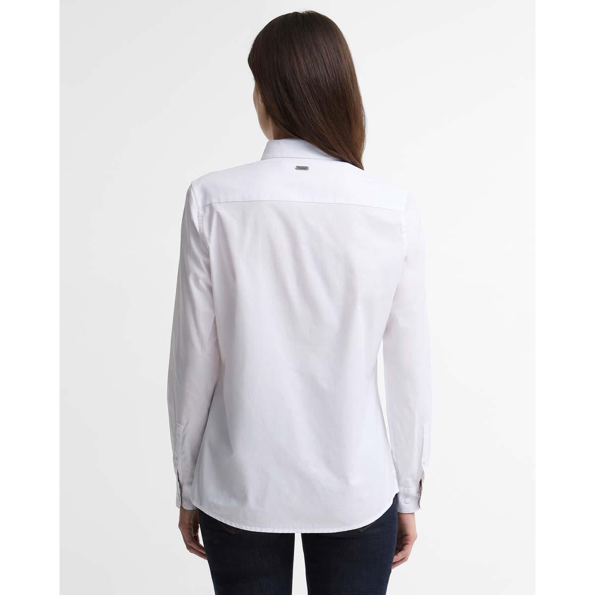 White/Light Muted Tartan BACK