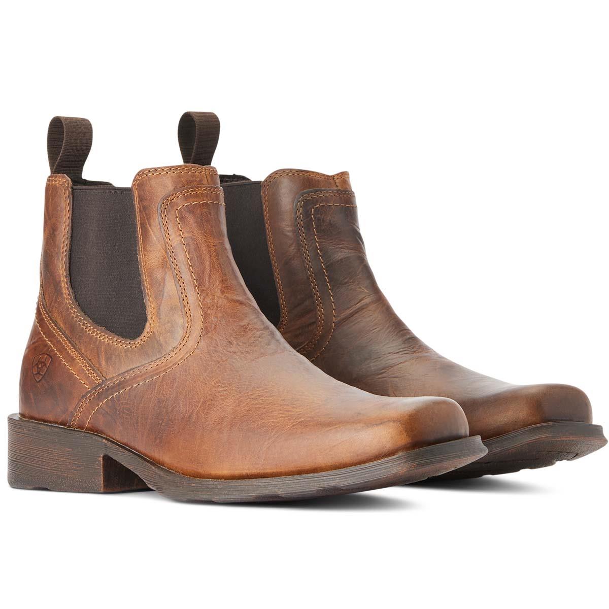 Barn Brown Ariat Mens Midtown Rambler Boot Pair