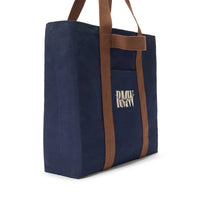 Navy R.M. Williams Heritage Tote angle