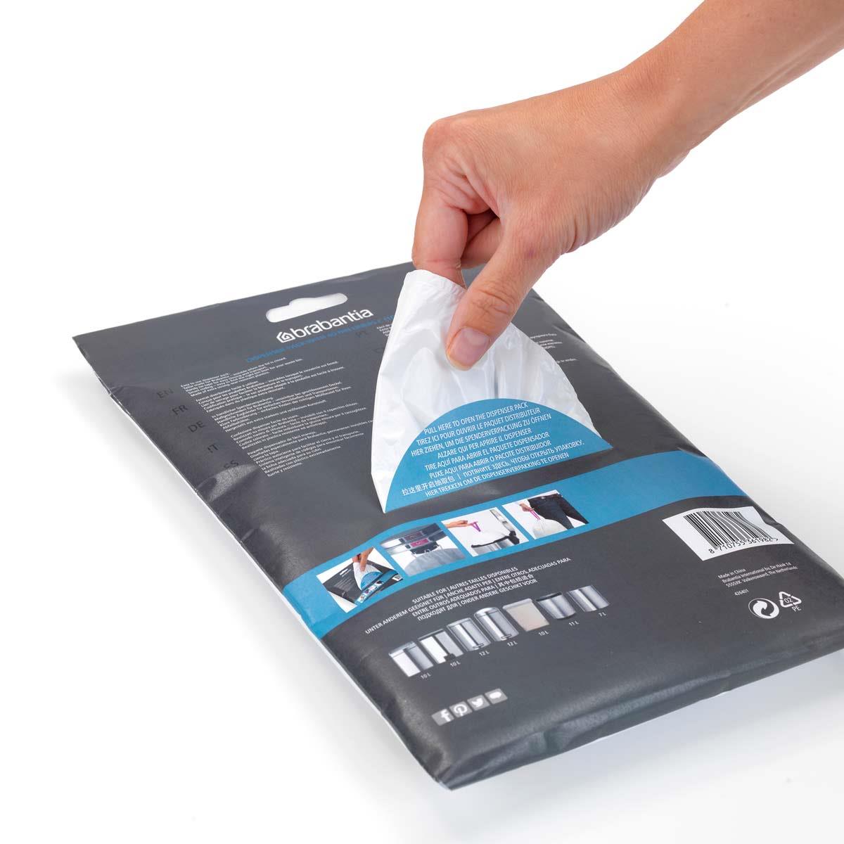 Brabantia PerfectFit Bin Liner Dispenser Pack In Use