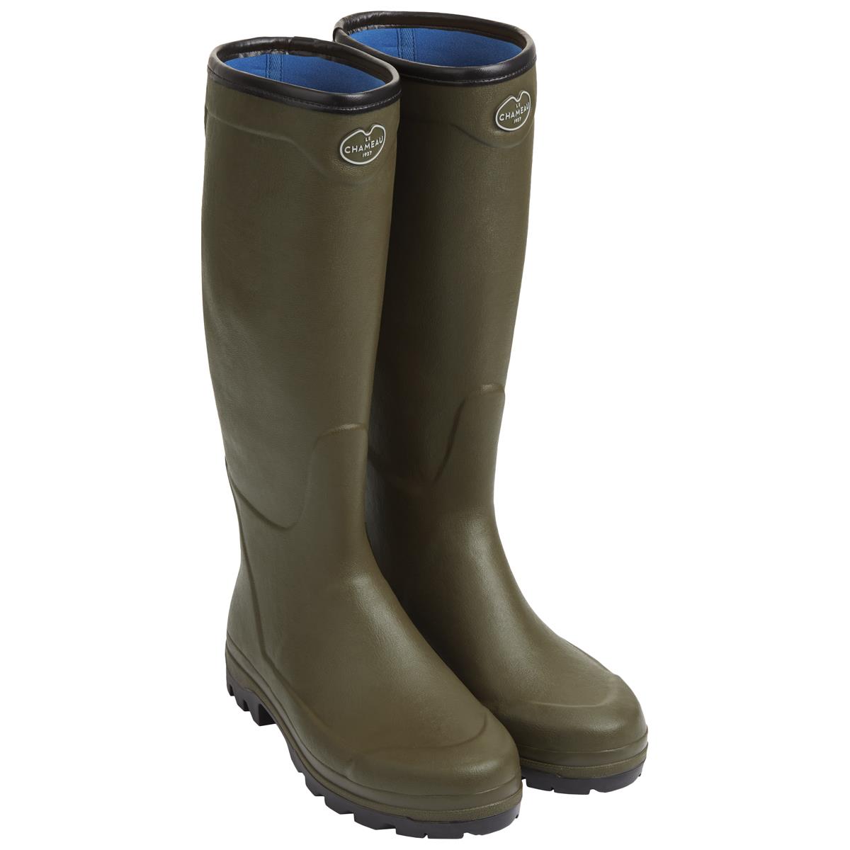 Le Chameau Country Cross Neoprene Mens Wellington Boots