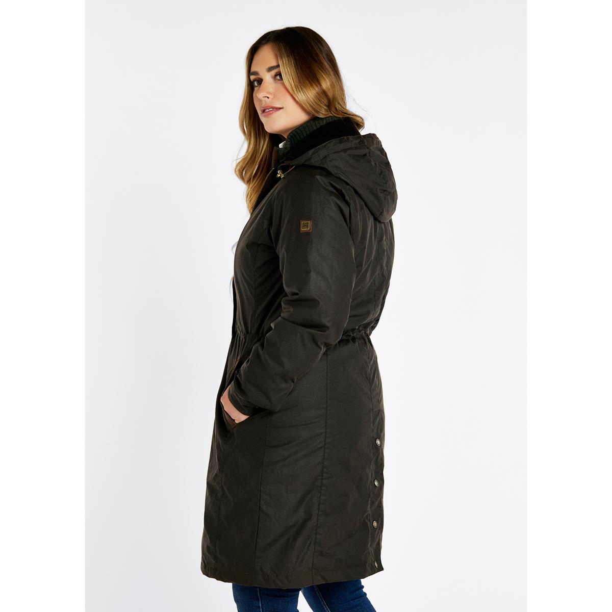 Verdigris Dubarry Womens Redington Jacket Back