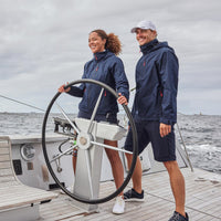 Navy Helly Hansen Mens Crew Hooded Jacket 2.0 lifestyle