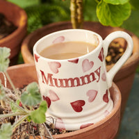 Emma Bridgewater Pink Hearts Mummy Half Pint Mug LS3