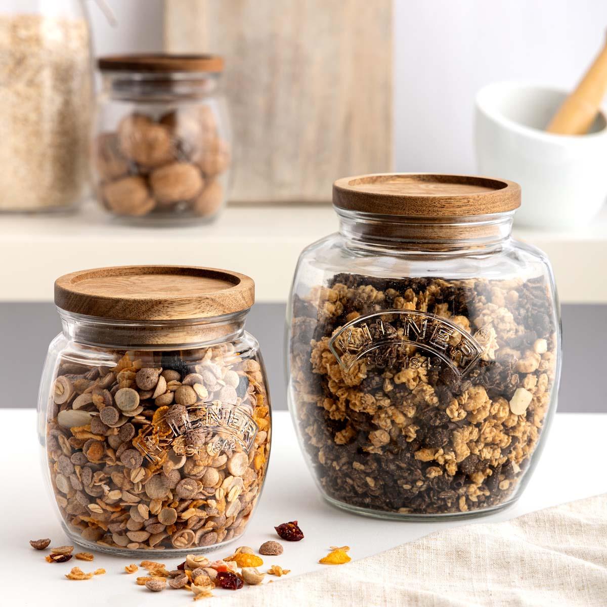 Kilner Universal Jar Acacia Wooden Lid LS3