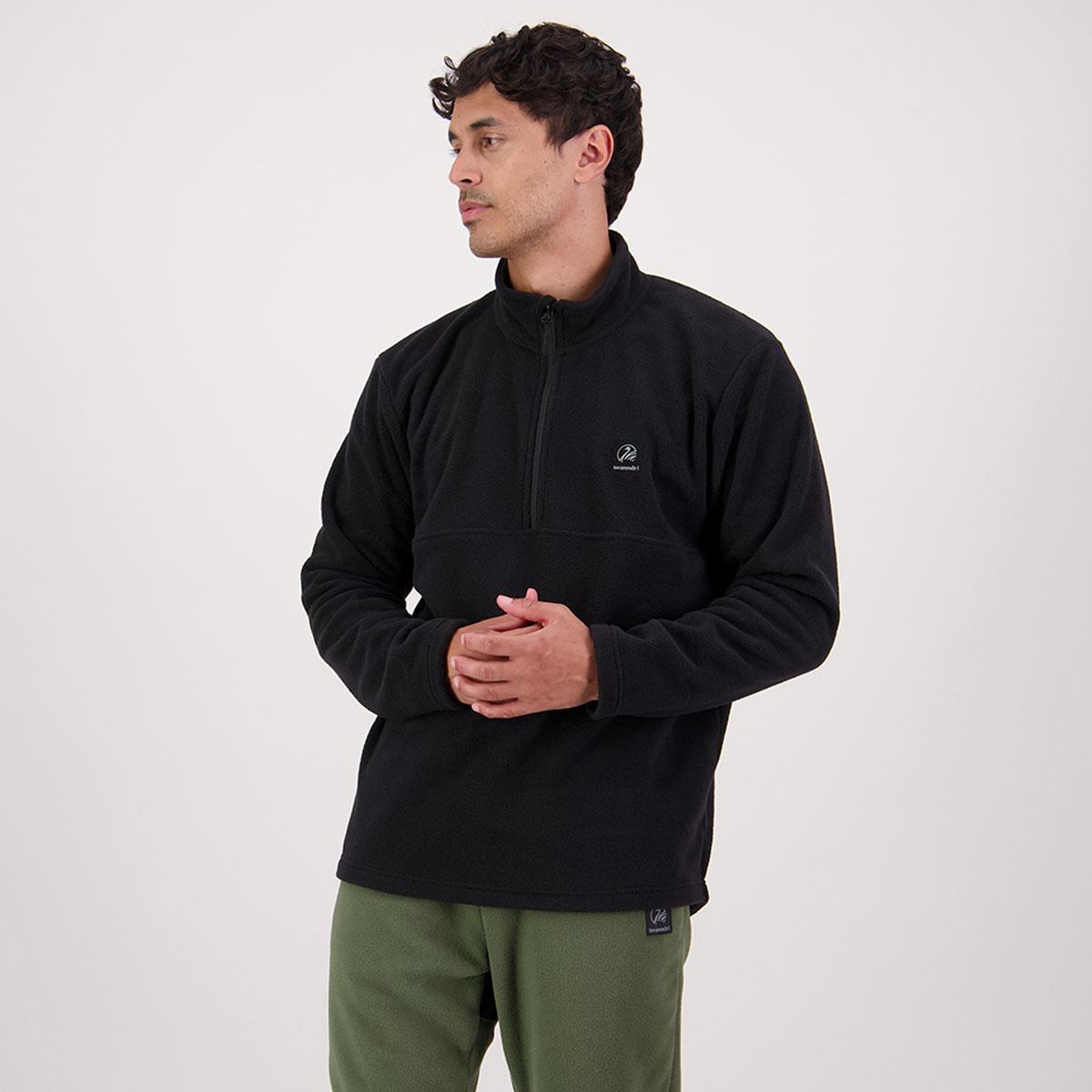 Swanndri Mens High Rock 1/4 Zip Fleece Pullover