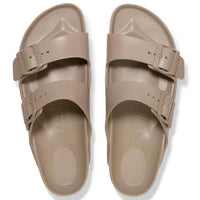 Grey Taupe Birkenstock Arizona Essentials EVA Sandals Top View