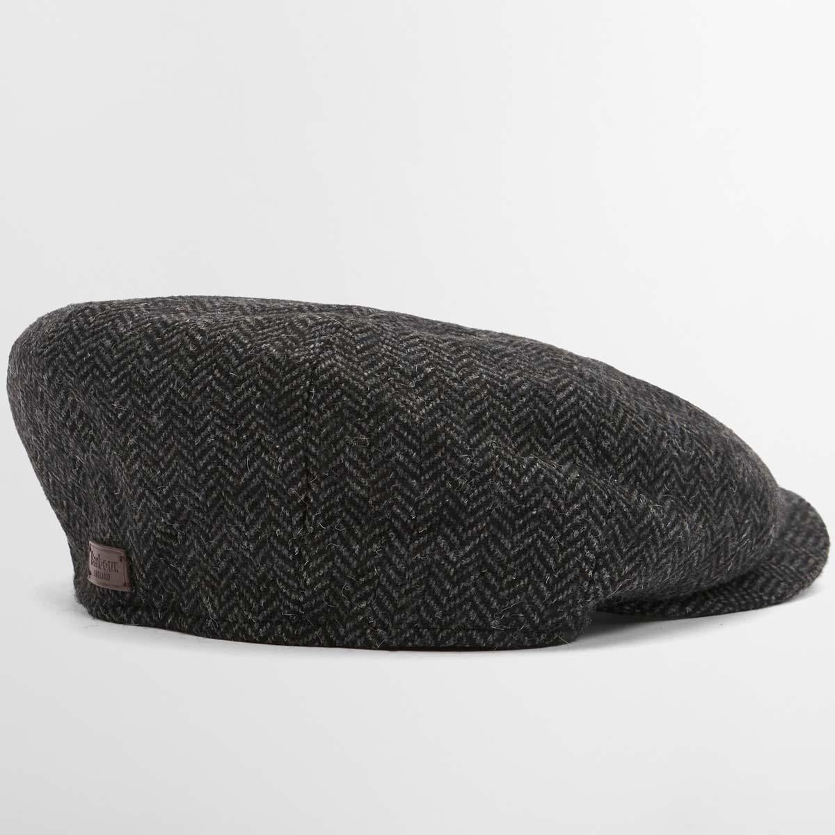 Barbour Mens Fyne Tweed Baker Boy Cap