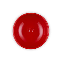 Le Creuset Stoneware Footed Pet Bowl inside