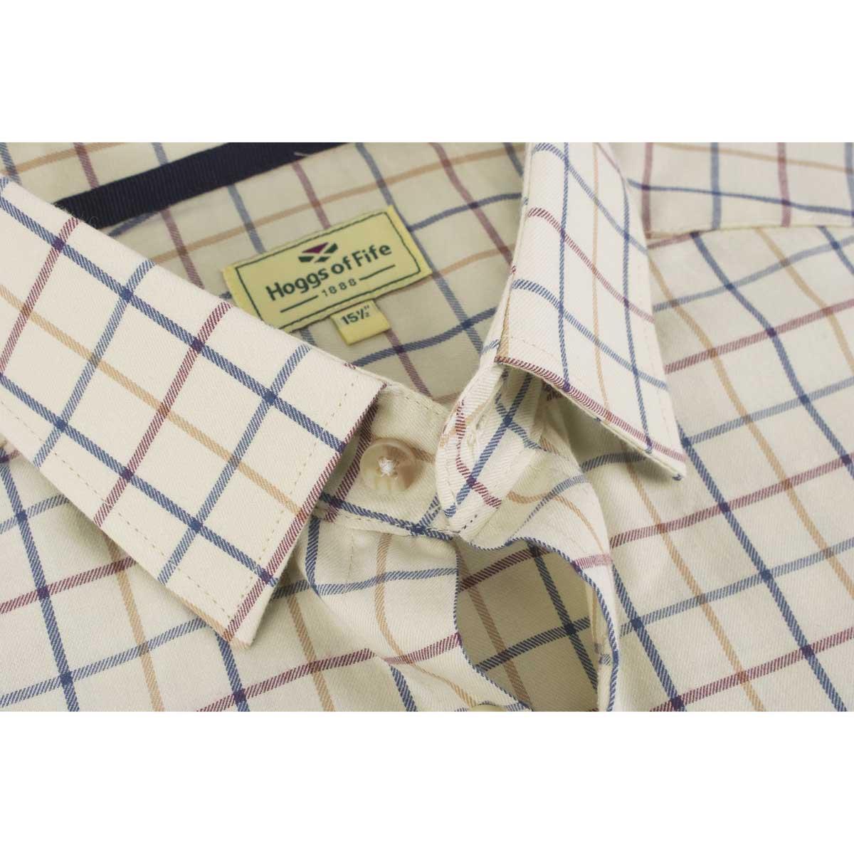 Hoggs Of Fife Mens Ambassador Premier Tattersall Long Sleeved Shirt