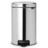 Brabantia newIcon Pedal Bin 12 Litre Metal Bucket