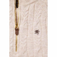 Barley Holland Cooper Womens Bridget Quarter Zip Knit Jumper Detail