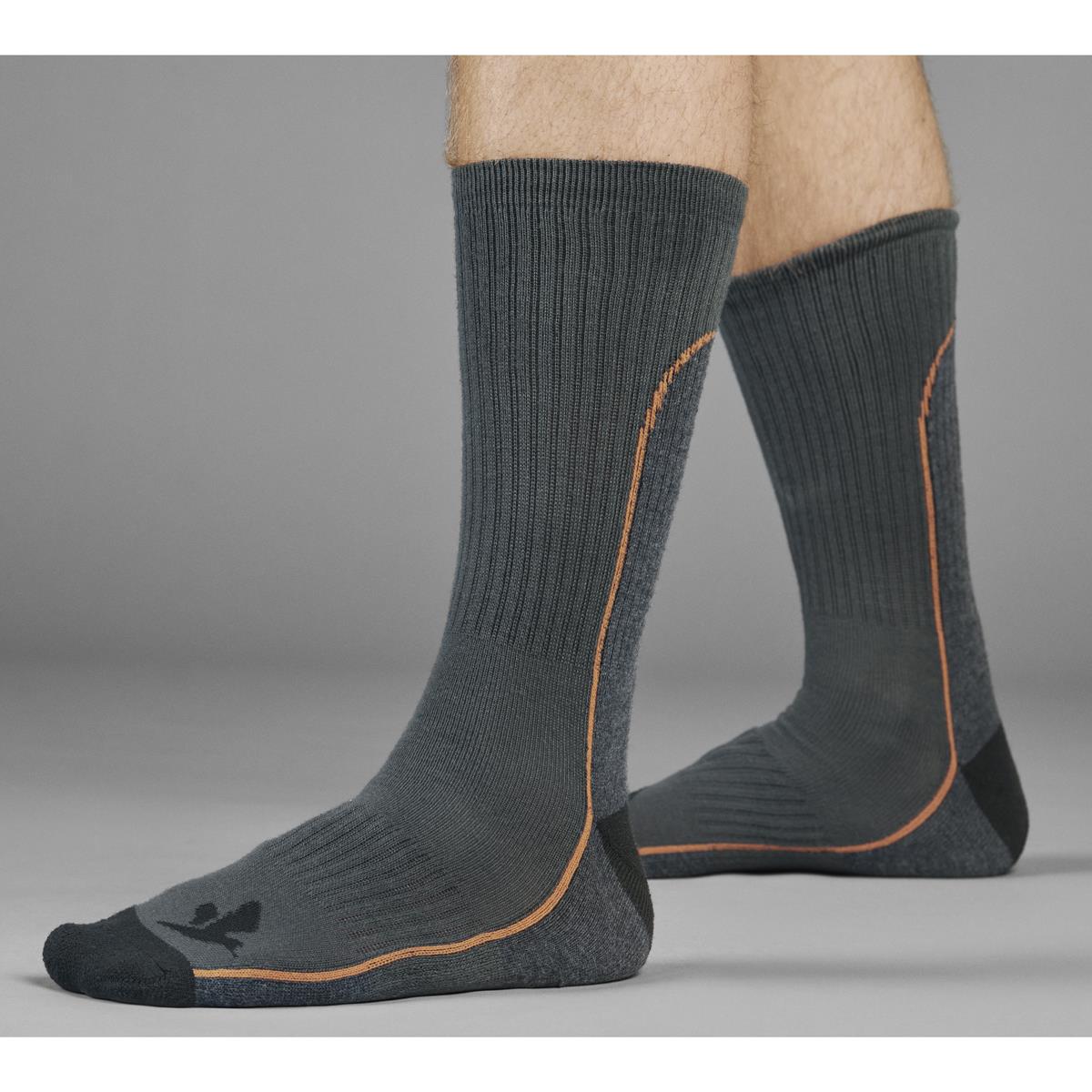Raven Seeland Mens Outdoor Socks 3 Pack On Model