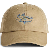 R.M. Williams Mens Script Longhorn Cap