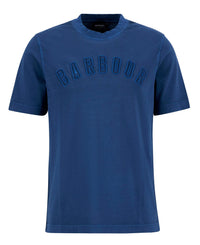Dark Denim Barbour Mens Banford Relaxed Fit T-shirt