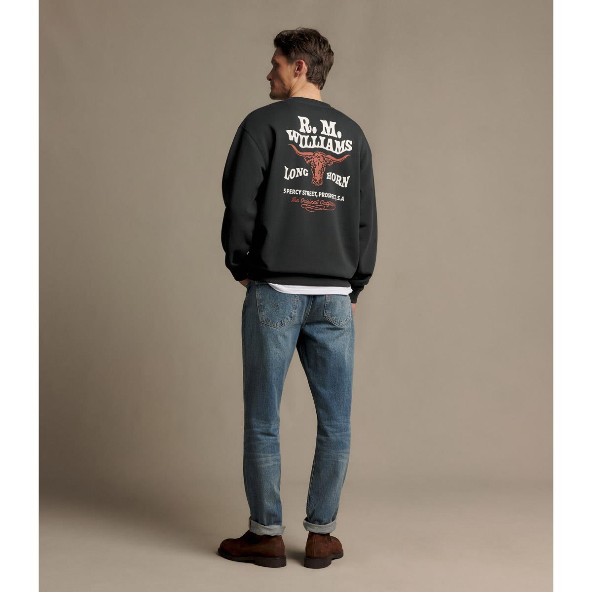 R.M. Williams Mens Kandos Crew Sweatshirt