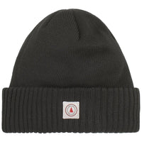 Black Musto Unisex Salcombe Beanie Flat Front