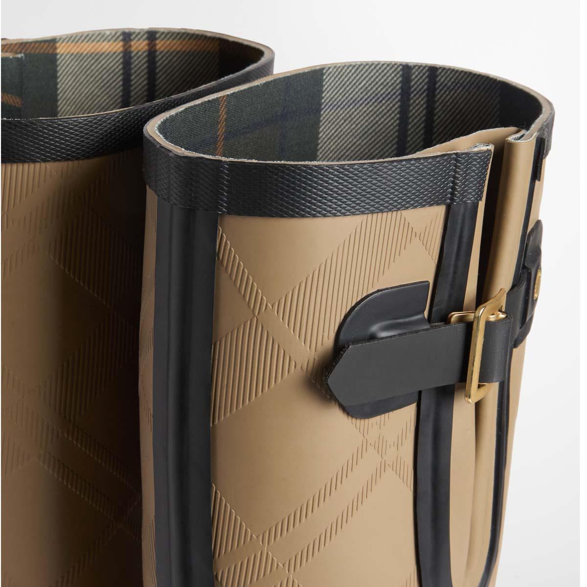 Barbour Womens Leighton Tartan Tall Welly