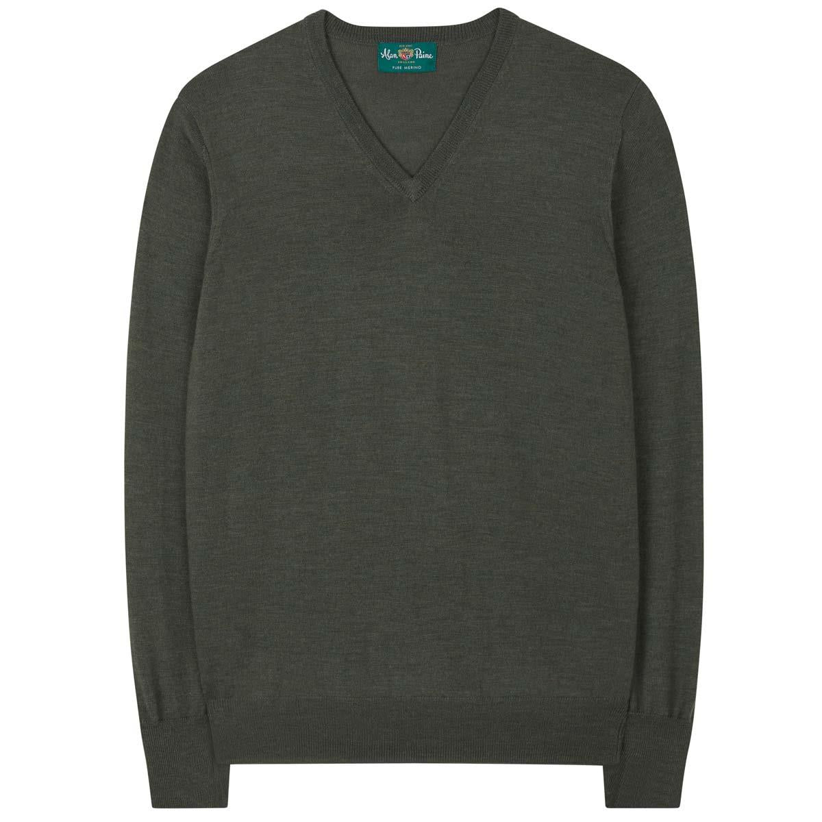 Alan Paine Mens Millbreck V-Neck Jumper
