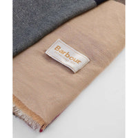 Hessian Tartan Barbour Womens Saffron Tartan Scarf badge