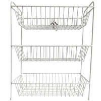 Delfinware 3 Tier Narrow Veg Rack