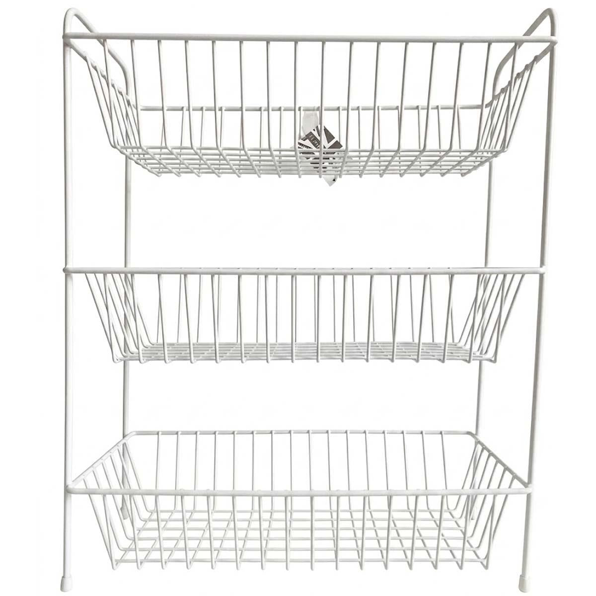 Delfinware 3 Tier Narrow Veg Rack