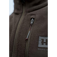 Shadow Brown Harkila Womens Aspire Fleece Waistcoat Detail