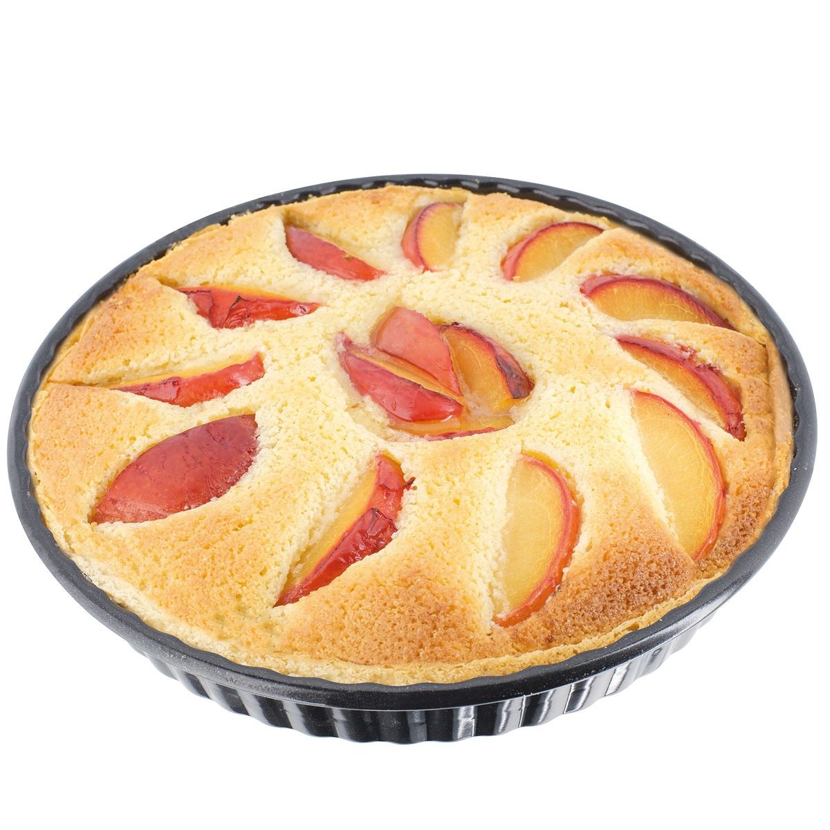 Stellar Bakeware Non-Stick Fluted Flan Tin Loose Base