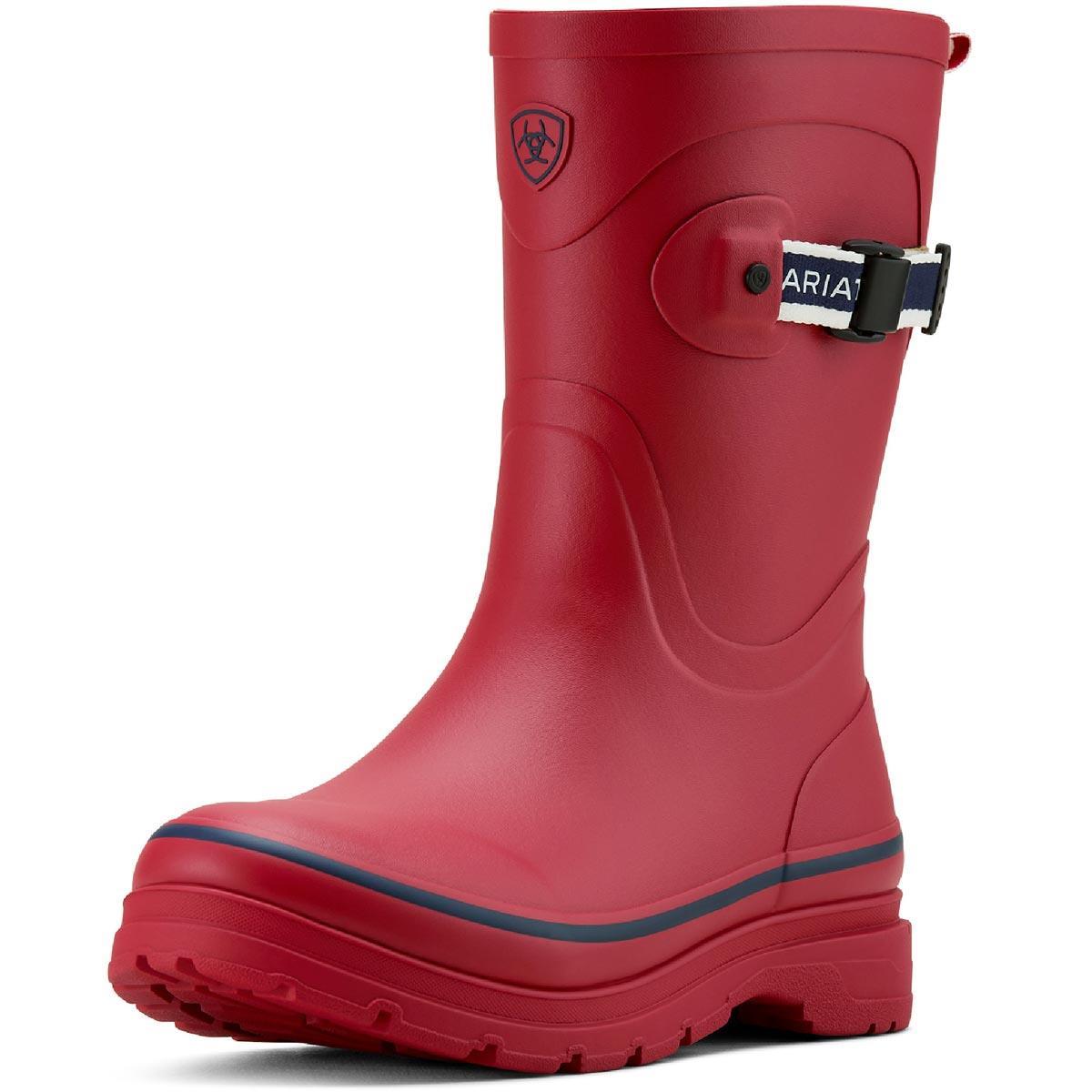 Team Red Ariat Womens Kelmarsh Mid Rubber Boots