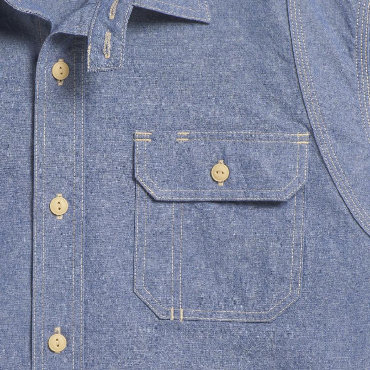 Triumph Mens Railroad Chambray Shirt