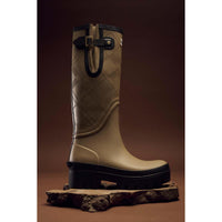 Barbour Womens Leighton Tartan Tall Welly