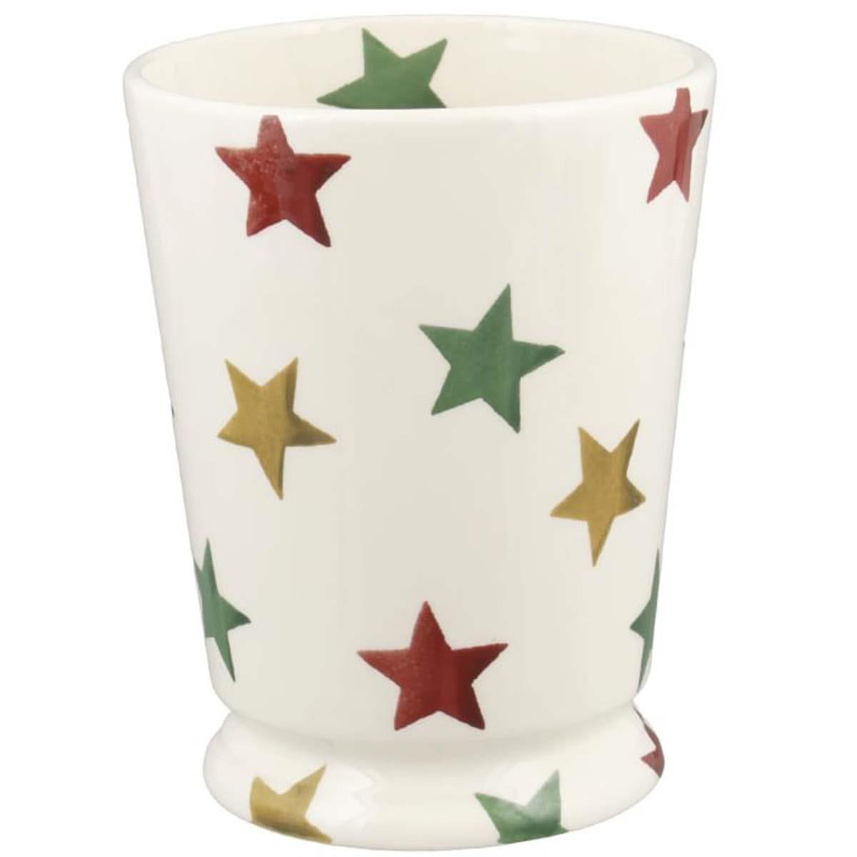 Emma Bridgewater Christmas Red Green and Gold Stars Cocoa Mug