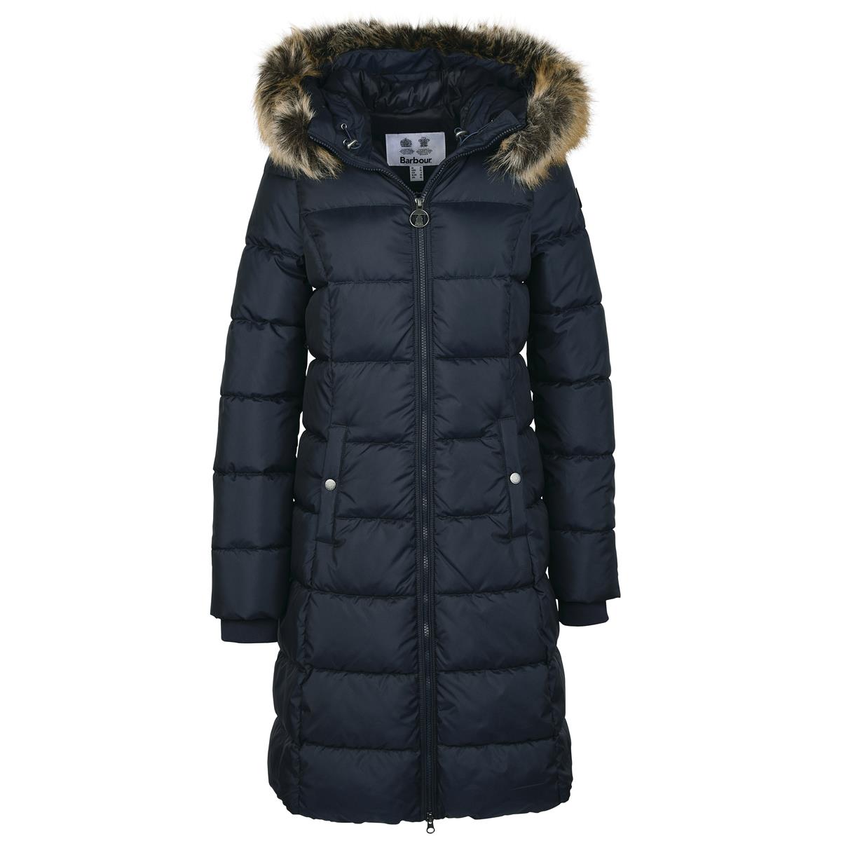 Barbour Womens Rosoman Quilted Jacket Navy