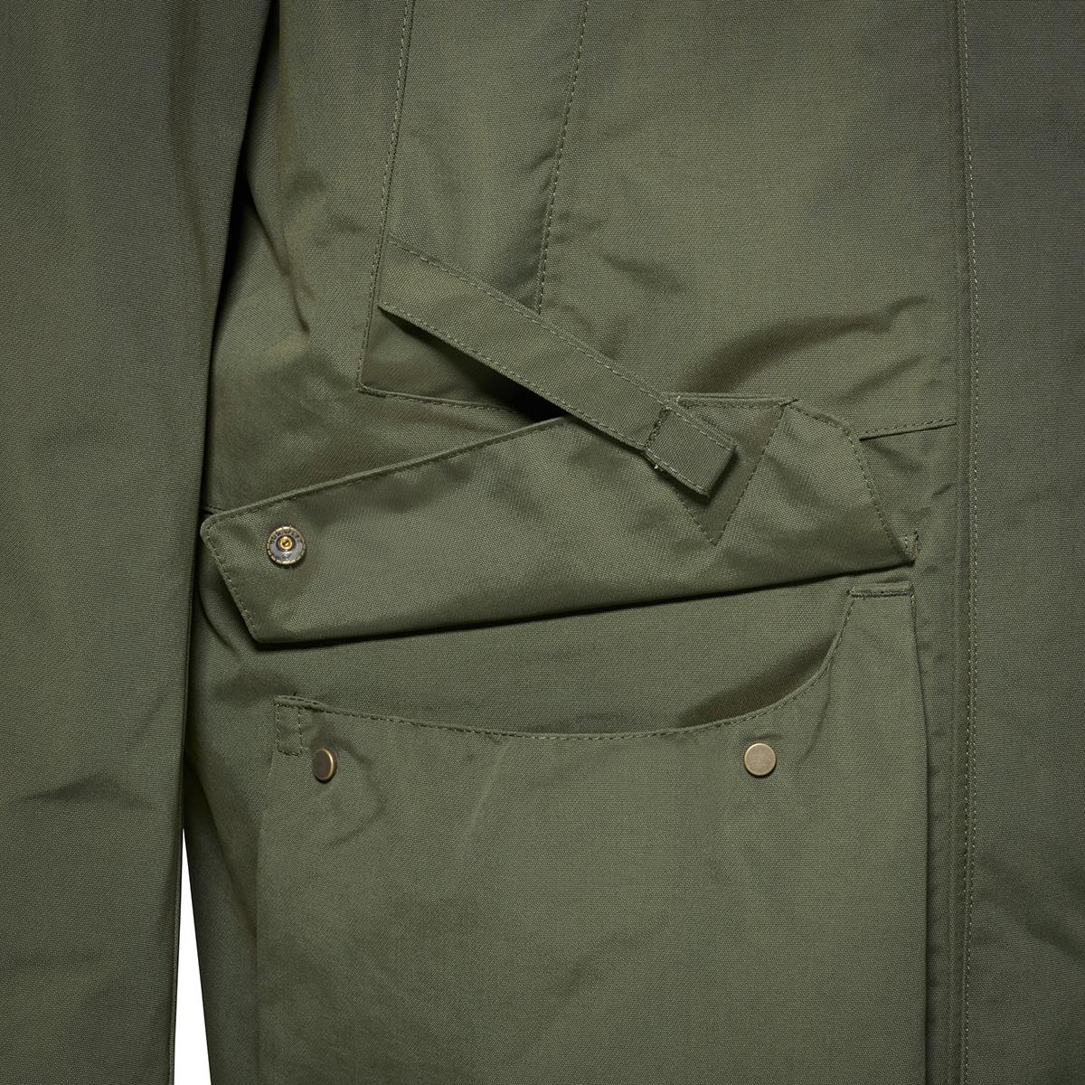Deep Green Musto Mens Outdoor Country Westmoor Waterproof Coat Pocket Detail