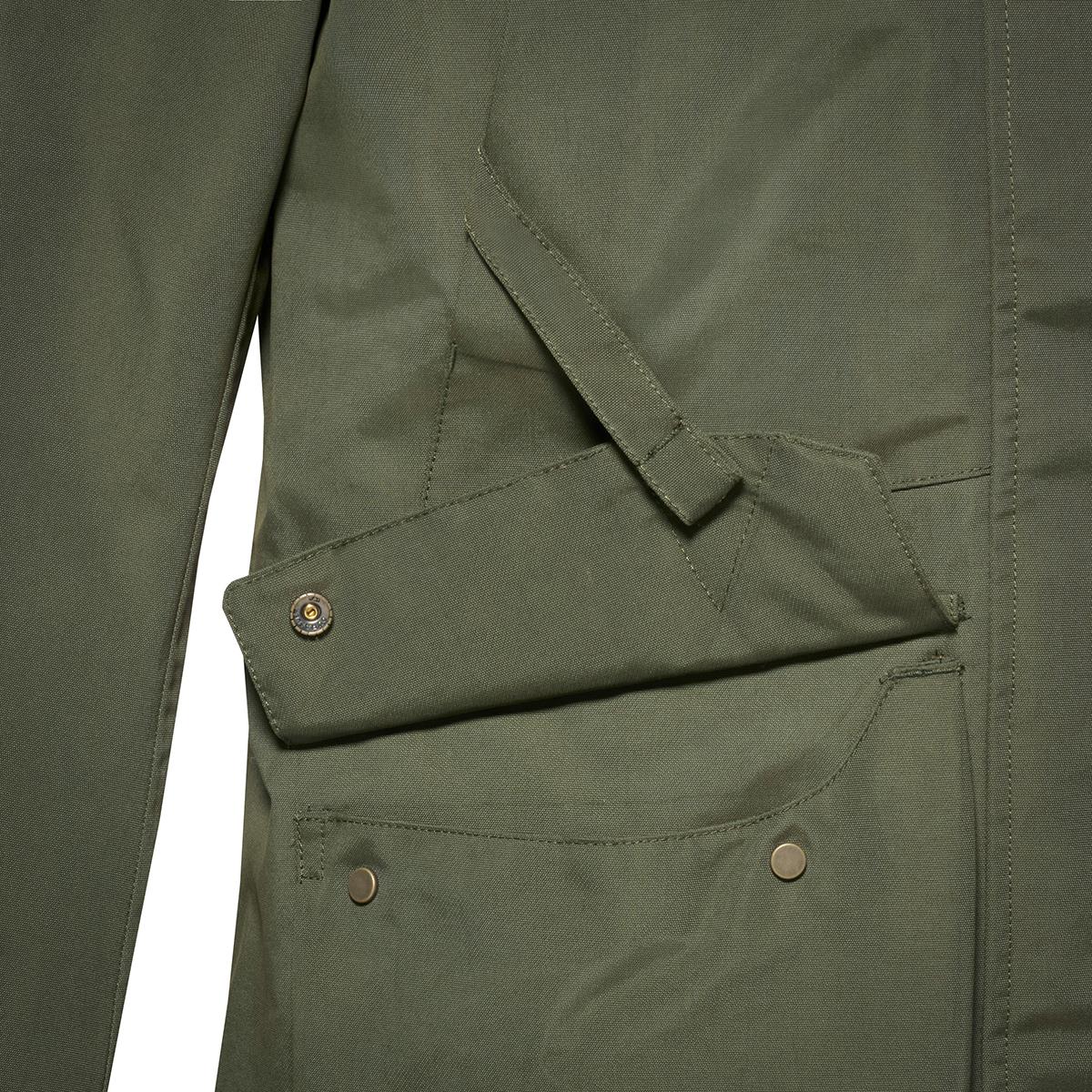Deep Green Musto Womens Outdoor Country Burnham Waterproof Jacket Pocket