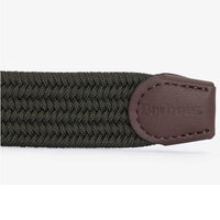 Dark Olive Barbour Nevis Stretch Webbing Belt strap