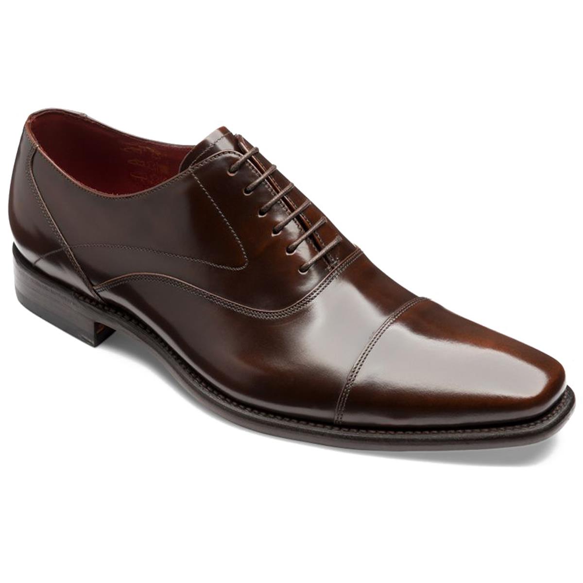 Dark Brown Loake Mens Sharp Shoes