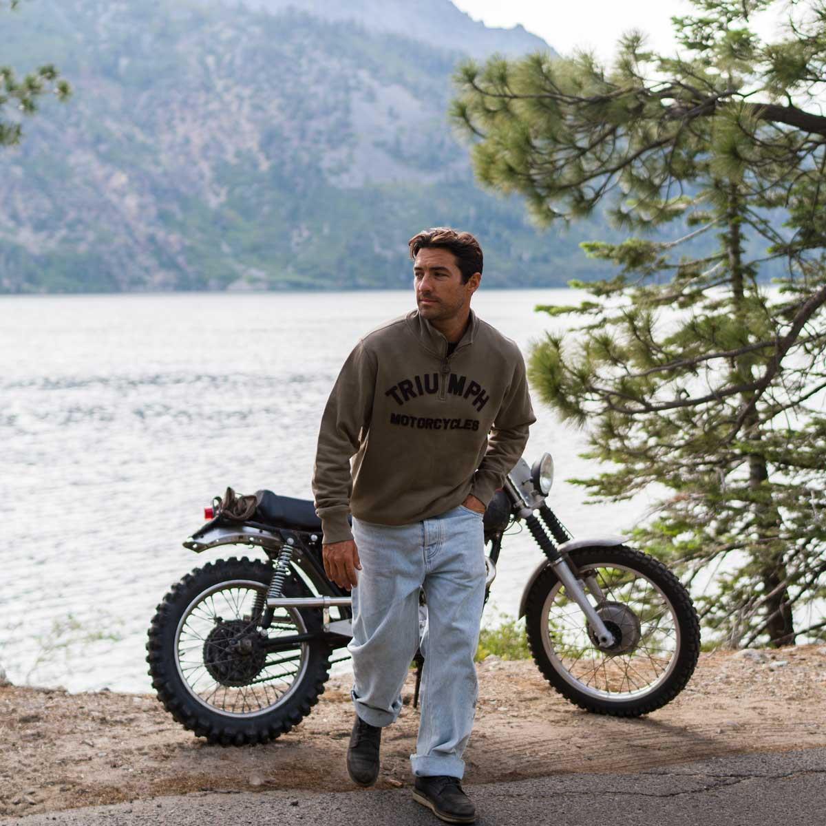 Triumph Mens Ribble Half Zip