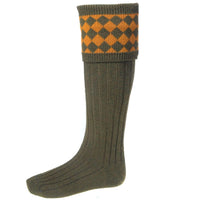 House of Cheviot Chessboard Socks