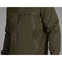 Pine Green Seeland Hawker Jacket Pocket Zip Detail