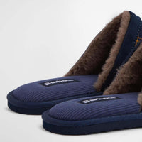 Barbour Mens Everitt Tartan Mule Slipper sole
