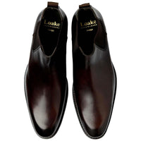 Dark Brown Loake McBride Boot Top